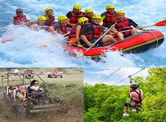 Rafting Wıth Buggy Safari And Zıplıne  In Excursion Alanya  3in1